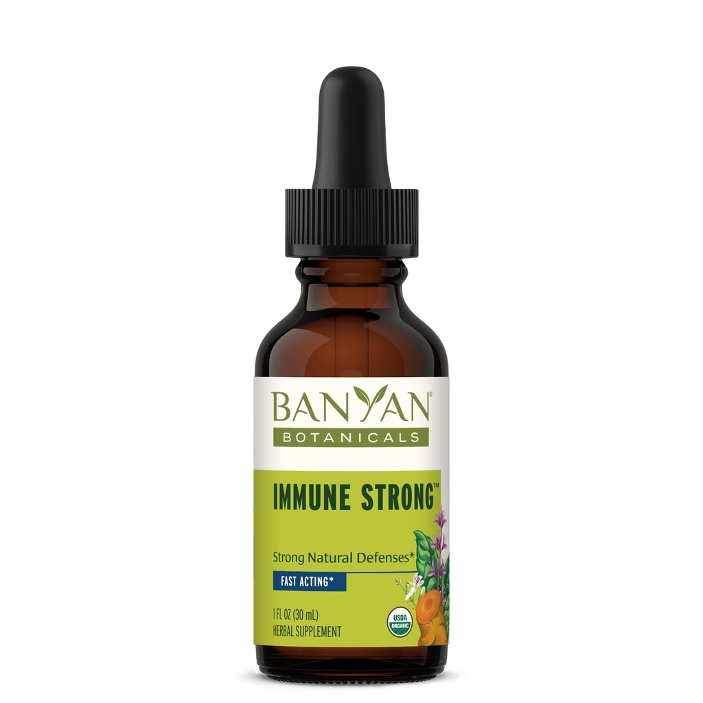 Banyan Botanicals ImmuneTM Strong Liquid Extract - Ondersteunt een gezond immuunsysteem* - duurzaam geproduceerd, gecertificeerd biologisch, redelijk verhandeld
