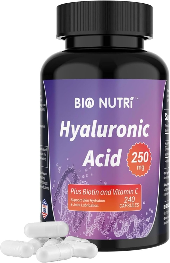 BIO NUTRI Hyaluronzuur Supplementen 250mg