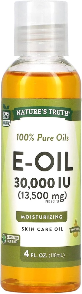De waarheid van de natuur vitamine E olie vloeibaar, 4 Fluid Ounce (verpakking van 3)