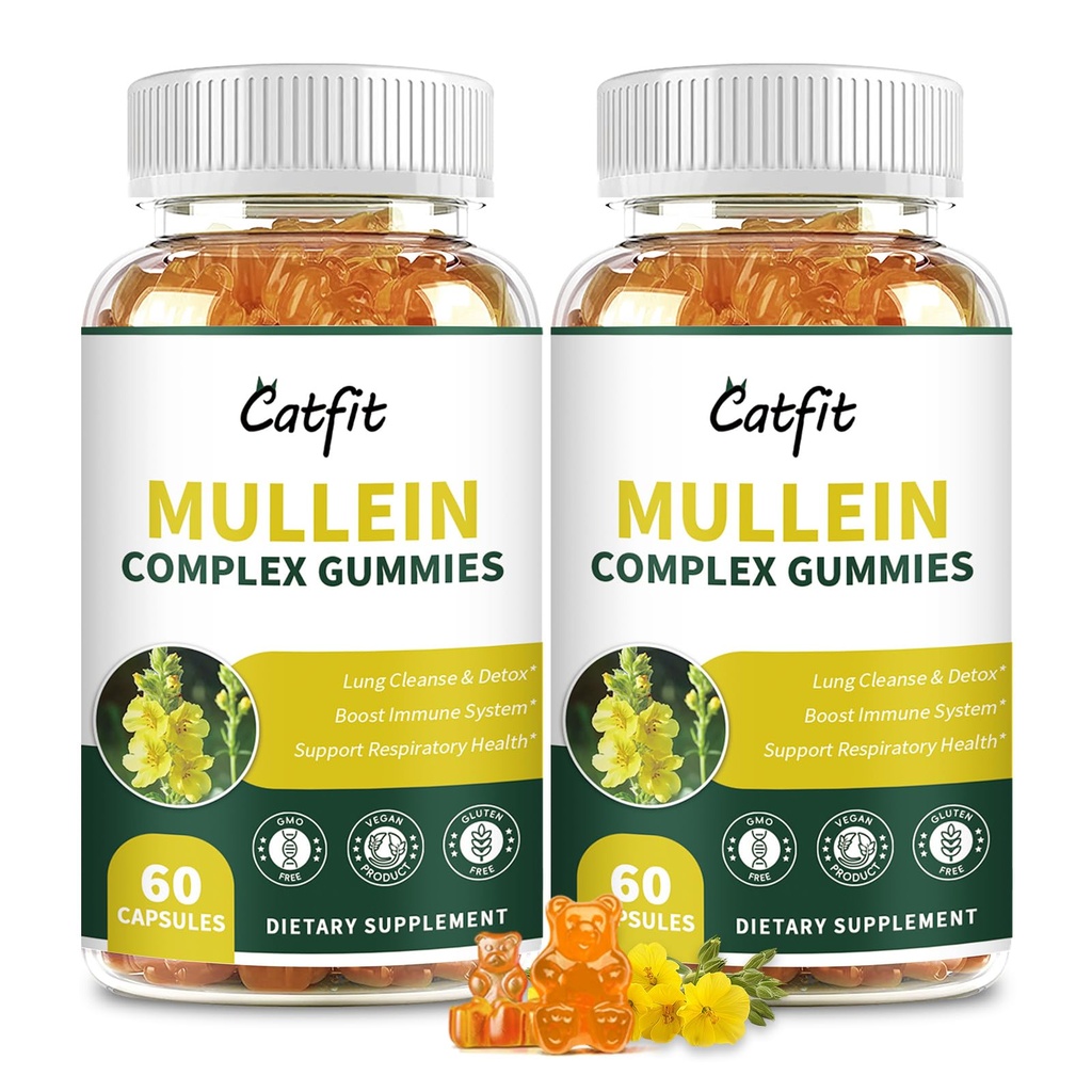 (120 st) Mullein Gummies for Longs Detox