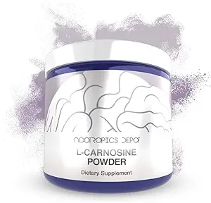La poudre de L-Carnosine de 60 grammes peut aider à soutenir la santé cérébrale, la longévité et le métabolisme