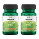 Swanson L. Reuteri Probiotic Plus w/L. Rhamnosus L. Acidophilus & FOS Prebiotic Digestive Support - Promotion de la santé Gut w/ 7 Million CFU par Capsule - (30 Capsules Veggie) (2 Pack)