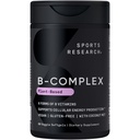 Sportonderzoek® Vitamine B-complex - volledig spectrum van B-vitaminen met gemethyleerde B12 & Folaat - Glutenvrij · Plant-based · Non-GMO · Vegan-Friendly Formula - 60 Veggie Softgels