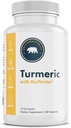 Kurkuma met BioPerine, 95% Curcuminoïden - 60 Capsules - Made in The USA, Vegan, Non-GMO, Gluten-Free en Dairy-Free