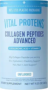 Vitale eiwitten Collageen Peptides Poeder, Gehydrolyseerd Collageen Peptides Unflavored, Bundle 9.33oz (2 Pack)