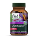 Gaia Herbs Cycle Sérénité - Supplément d'équilibre hormonal pour femmes - Fabriqué avec Fenugreek, Safran, Turmeric & Hawthorn - Exempte de gluten, de laiterie et de soja - 60 Capsules de végétalien (60 portions)