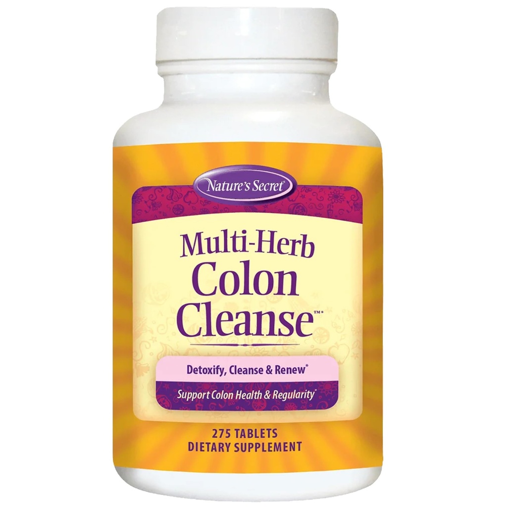 Nature's Secret Multi-Herb Colon Cleanse, 275 tabletten