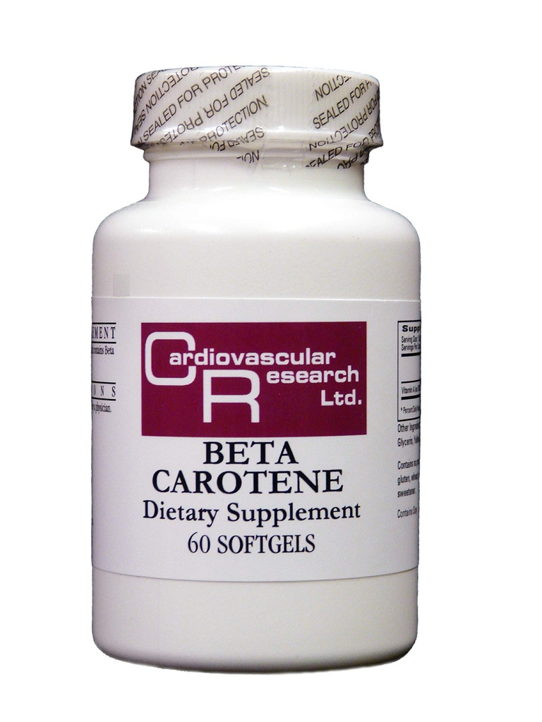 Cardiovasculaire Onderzoek Beta Caroteen 3.000 mcg 60 softgels