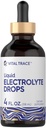 Carlyle Electrolyte Drops 4 fl oz.Supplément liquide d'hydratation pour boissons.