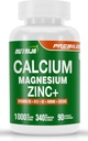 Calcium Magnesium Zink met vitamine D3, boron, K2 & B12 (90 capsules)