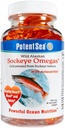 Wild Alaskan Sockeye Omegas Zalm Visolie Supplement, Omega-3 EPA en DHA, Easy Digestie, Koud geperst, 90 Softgel