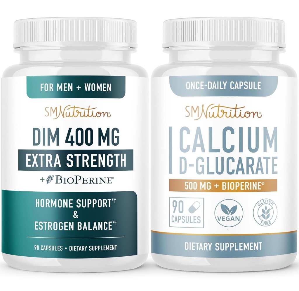 Calcium-D-Glucaraat & 400 mg DIM-supplement voor verbeterde Estrogeen Hormone Balance 