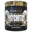 Insane Labz Psychotic Gold, High Stimulant Pre Workout Powder, Extreme Lasting Energy Focus, Pumps en Endurance met Beta Alanine, DMAE Bitrate, NO Booster (35 Servers, Blue Punch)