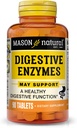 MASON NATUURLIJKE Digestieve Enzymen met Prebiotica & Probiotica, Ondersteunt Digestieve Gezondheid & Gut Balance, 90 tabletten