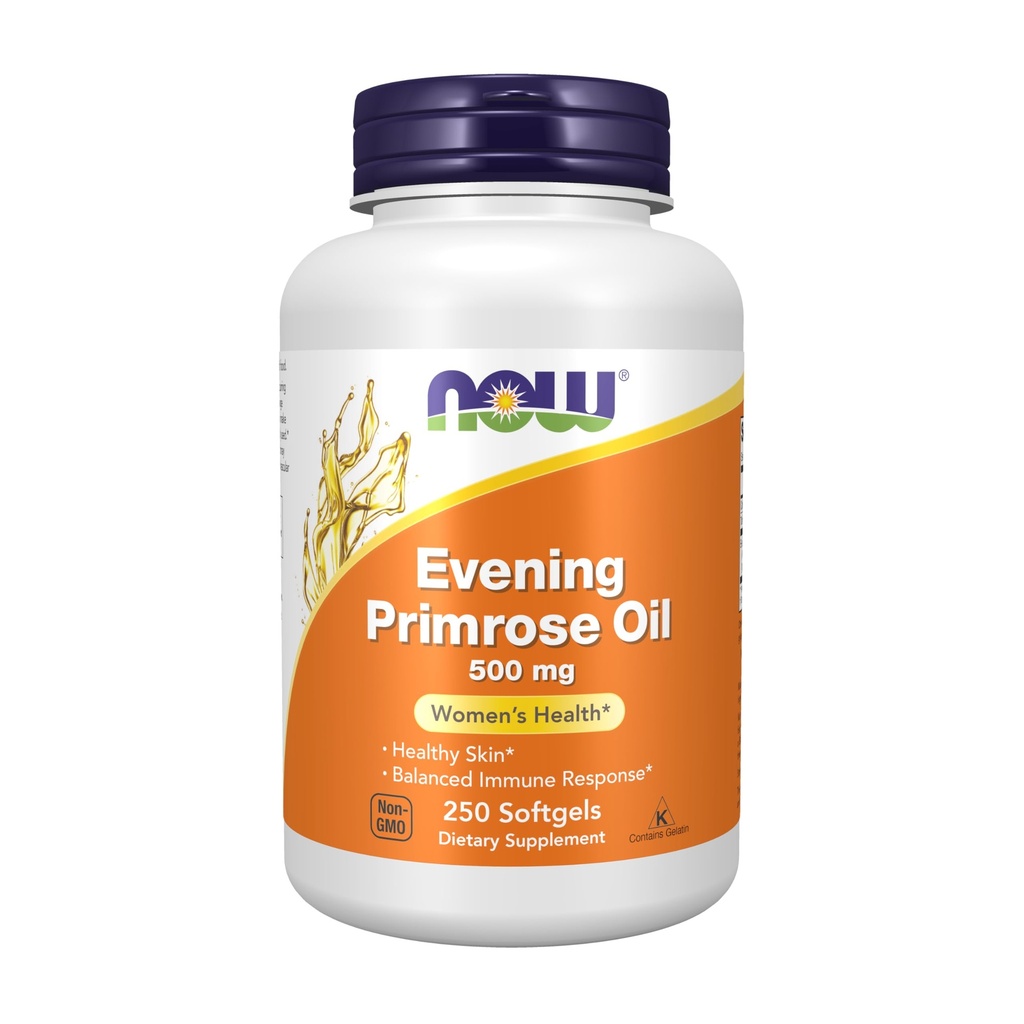MAINTENANT compléments alimentaires, huile de Primrose du soir 500 mg avec GLA (acide gamma-linolénique), 250 softgels