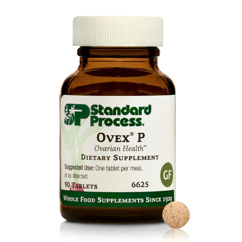 Procédé standard Ovex P - Supplément alimentaire complet pour soutenir votre santé - Supplément avec extrait de cytosol d'ovaire de porc - 90 comprimés
