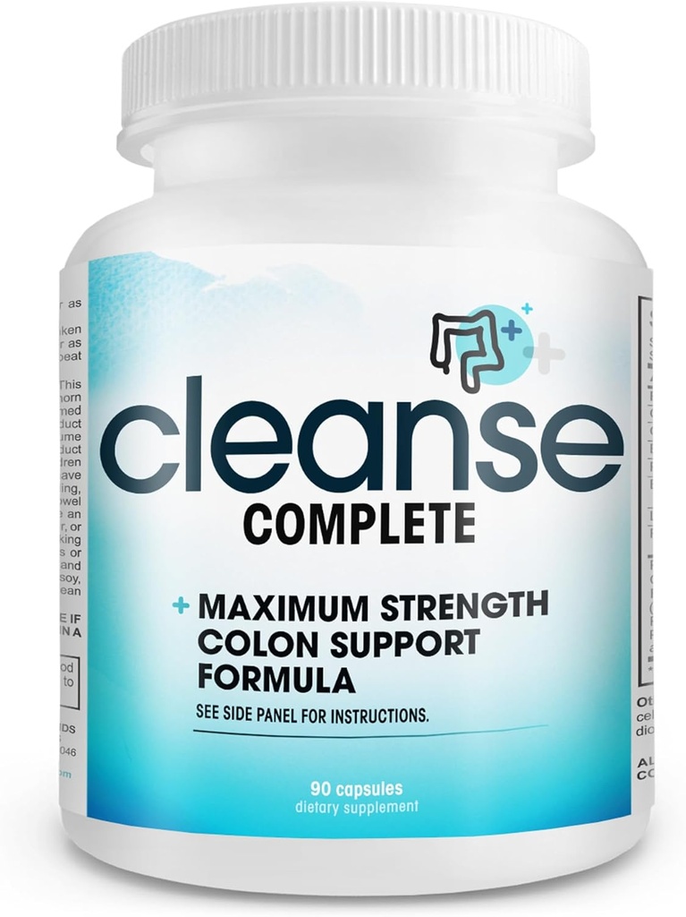 Reinigen Compleet - Triple Sterkte Geactiveerde Colon Reiniging voor Optimale Colon Gezondheid en Colon Care.