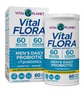 Vitale Planeet - Vitale Flora Probiotica voor mannen, 60 miljard CFU, 60 Diverse Strains, 7 Biologische Prebiotica, Mannen