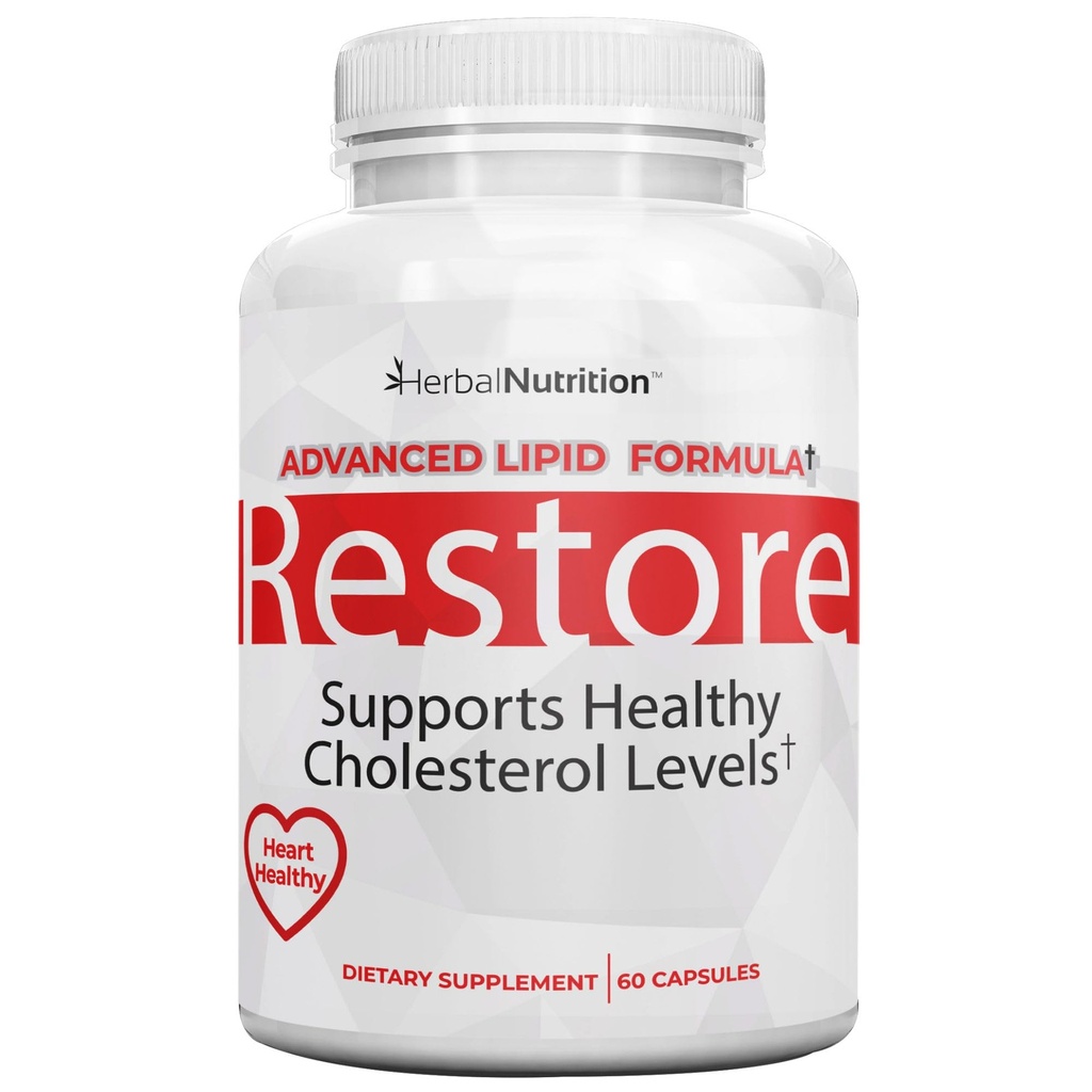 Herstel - Ondersteunt gezonde Cholesterol, Red Gist Rice, Grape Seed, Folic Acid voor geavanceerde Lipidencontrole, All-Natural Bio-Actives, helpen bevorderen gezonde Cholesterol en een 90 dagen garantie (1)
