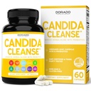 Candida Cleanse Detox (60 Count) Geavanceerde 11-in-1 formule voor overgroei behandeling met Candida Killer Complex voor mannen en vrouwen - derde partij getest - Made in USA