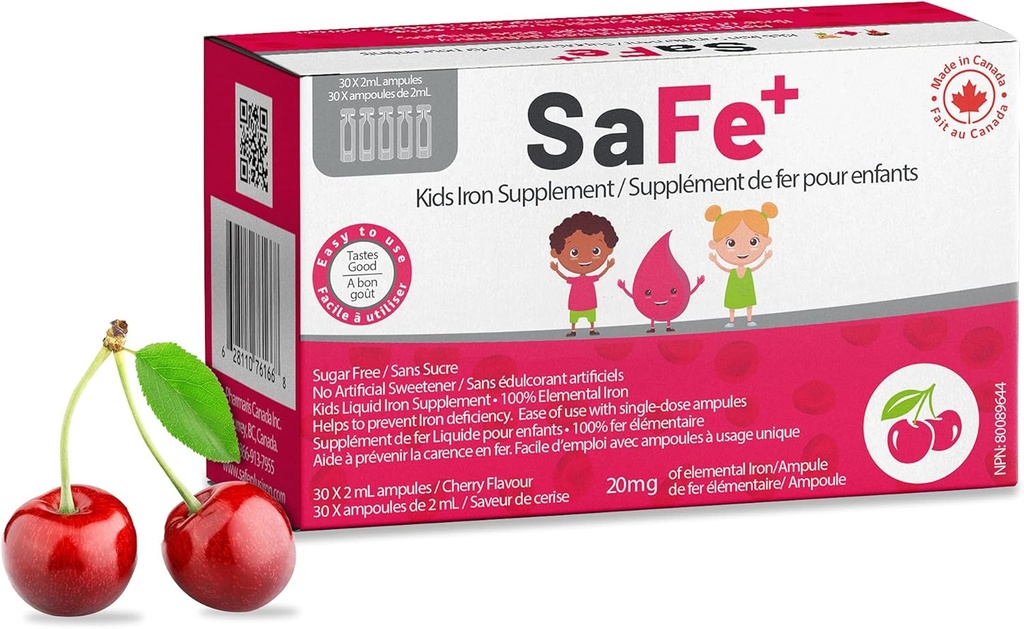 SaFe+ vloeibaar ijzer voor kinderen 