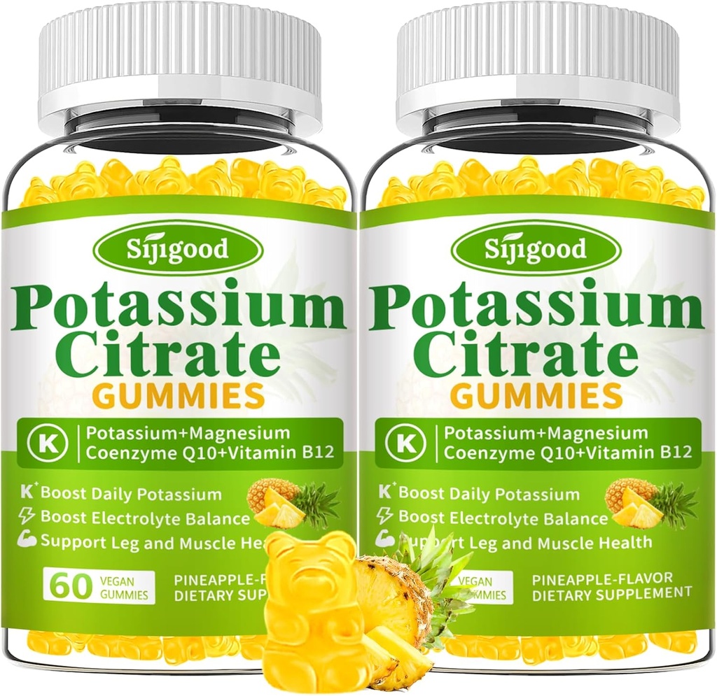 2 Pack Kalium citraat Gummies 