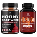 Bundle of Horny Goat Weed Extract Complex and Energizing Nitric Oxide Supplement for Men - with Tribulus Saw Palmetto L Arginine and Tongkat Ali Extract - Nitric Oxide Pillen voor mannen met bietenwortel