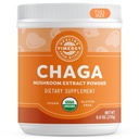 Vimergy USDA Organic Wild Chaga Mushroom Extract Powder, 166 Servings 