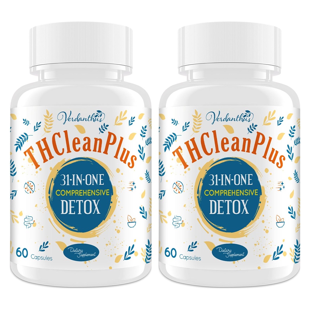 31-in-ONE Detox en leverreiniger, Fast Detox, Full Body Detoxification, Toxins Cleaner voor Lever, Nier, Natuurlijke Kruidenformule, Ondersteuning Immune & Mood, 120 Capsules
