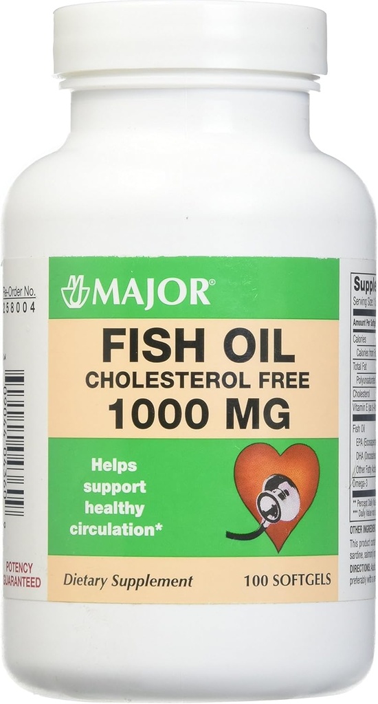 Grote Omega-3 Visolie - Visolie supplement 1000mg - 100 Softgels