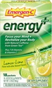 Emergen-C Energy+, avec des vitamines B, de la vitamine C et de la caféine naturelle du thé vert (18 comtes, Blueberry Acai Flavor)