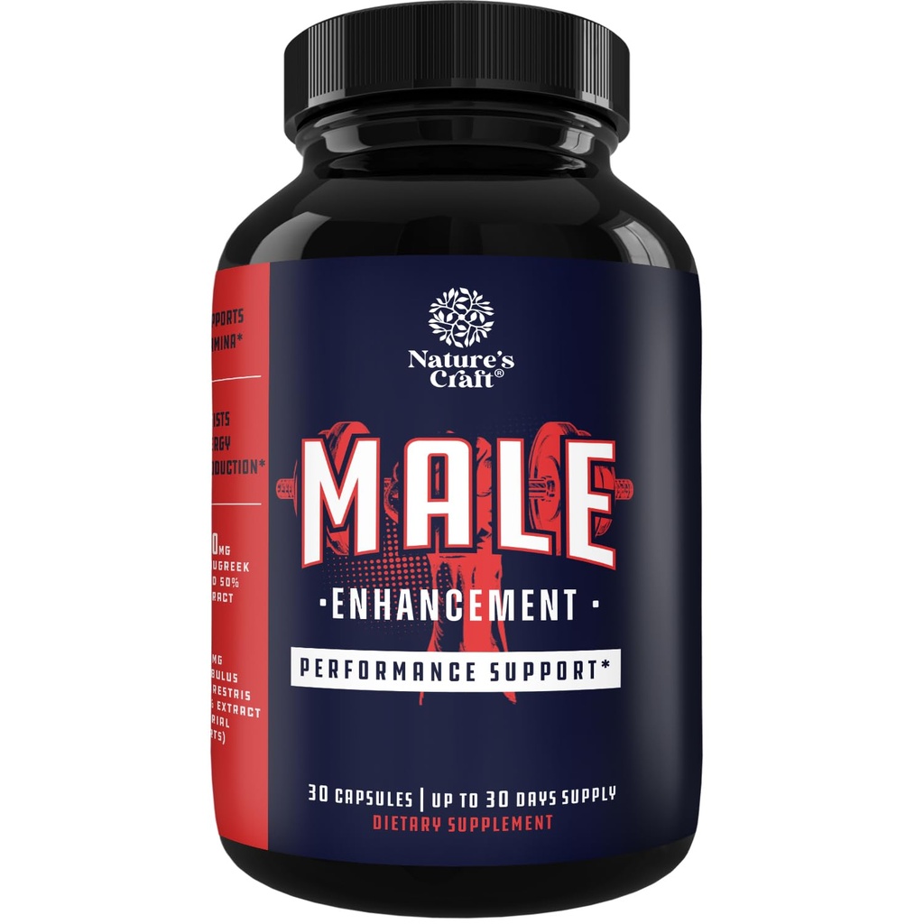 Natuurlijke Halal Male Enhancement Supplement voor verhoogde energie en rijden met Pure Maca Wortel Fenegriek Extract en Tongkat Ali Powder Beste Uithoudingsvermogen Booster