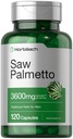 Horbäach Saw Palmetto Extract 120 Capsules Niet-GMO en Glutenvrije Formule van Zag Palmetto Bessen