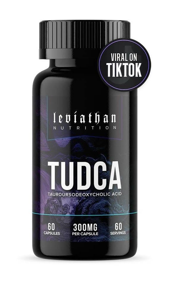 Leviathan Nutrition TUDCA Bile Salts 300mg - Tudca (Taurouroso deoxycholzuur) Supplement 60 Capsules