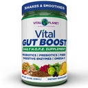 Vital Planet - Vital Gut Boost Powder door Brenda Watson, PBS Gut Check Hope Supplement met Fiber 35, Omega 3 Olie, Probiotica, en spijsverteringsenzymen, 8.1oz, 230 Gram, 30 Servingen
