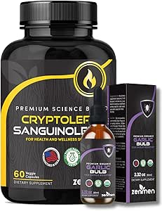 Zenmen Immune Ondersteuningsbundel: Knoflook Tinctuur en Cryptolepis Sanguinolenta Capsules