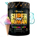 ALPHA LION Superhuman Pre Workout Powder, Beta Alanine, L-Taurine & Tri-Source Caffeine for Sustained Energy & Focus, Nitric Oxide & Citrulline for Pump (21 Serves, Unicorn Juice)