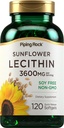 Piping Rock Zonnebloem Lecithin Softgel Capsules 