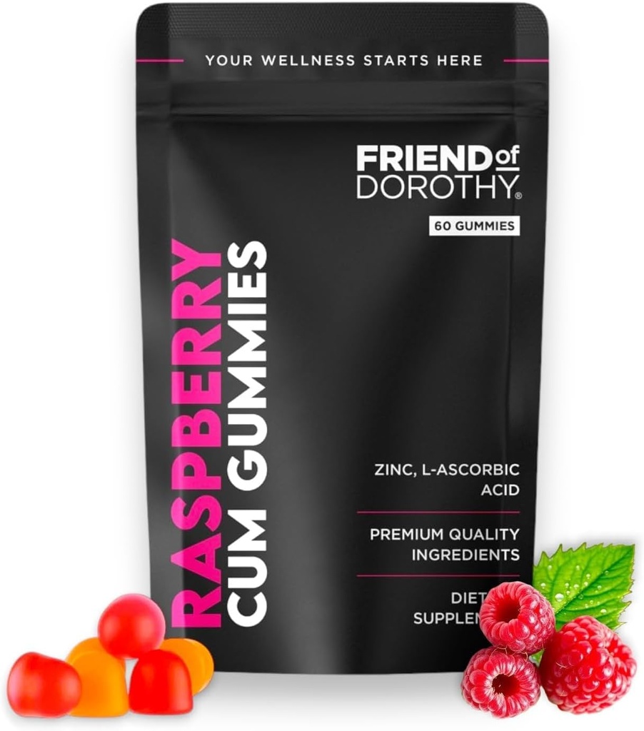 Raspberry C*M Gummies Verbetert Sperma Volume en Laden 