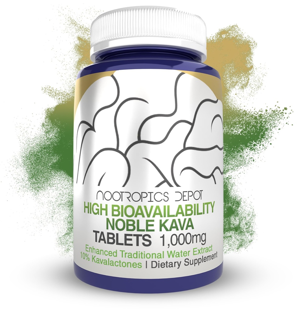 Nootropics Depot High Biobeschikbaarheid Noble Kava Tablets 
