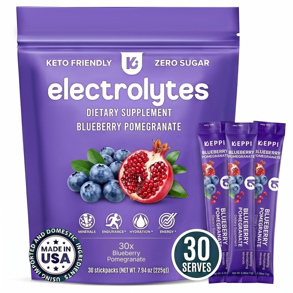 Keppi Electrolytes Powder Packets 