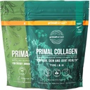 Primal Harvest Super Greens & Collageen Powder Supplements for Women and Men Superfood Greens Powder and Collagen Peptides Powder for Hair, Skin, and Nails Bundle