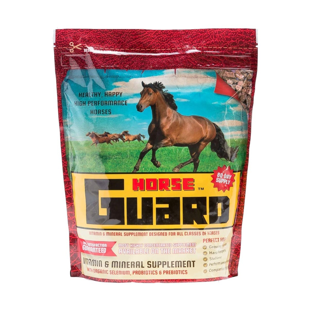 Horse Guard 10 lb, Equine Vitamine Mineral Supplement met biologisch Selenium en vitamine E
