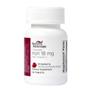 Bariatric Advantage Iron 18 mg met vitamine C kauwbaar - Aardbei - 30 tabletten