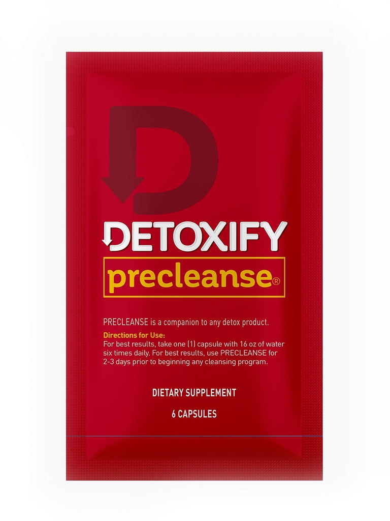 Ontgifting Pre Reinigen One Day Detox Capsules met melkdistel en Dandelion - Total Body Cleanse voor vrouwen en mannen