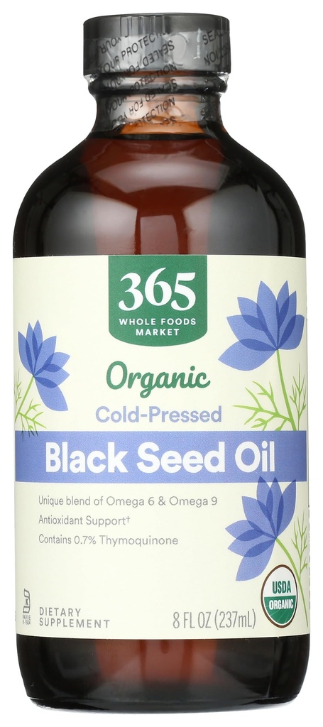 Whole Foods Market, Biologische Zwarte Zaadolie, 8 Fl Oz