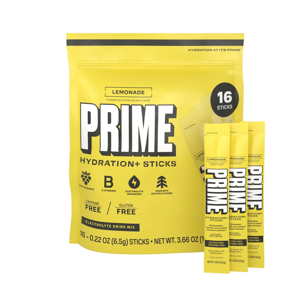 PRIME HYDRATION+ Sticks Limonade 