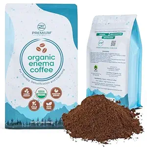 Premium Klysma Biologische Koffie voor Klysma's - Licht gebraden Medium Ground Specialty Grade Hoge Palmitinezuur Cafeïne Fair Trade 1Lb