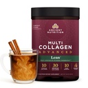 Ancient Nutrition Advanced Hydrolyzed Collagen Peptides Powder Protein Lean avec des probiotiques et de la vitamine C, cannelle, pour les femmes et les hommes, soutient la gestion du poids santé et le bâtiment musculaire, 25 portions