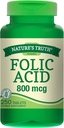 De waarheid van de natuur Foliumzuur 800 Mcg 250 Tabs, 250 Tellen (pakket van 3)